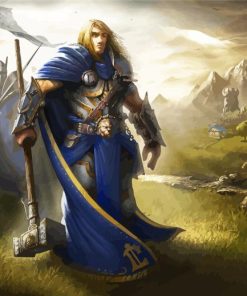 Arthas Menethil Art paint by numbers