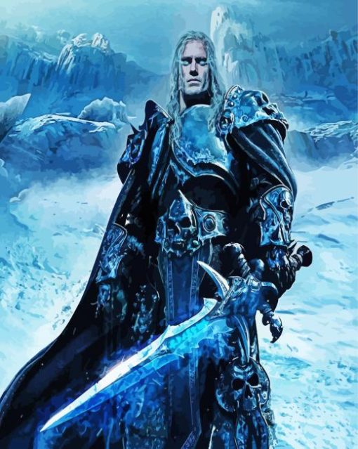 Arthas Menethil paintt by numbers