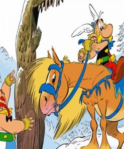 Astérix And Obelix Characters paint by numbers