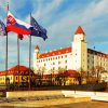 Aesthetic Bratislava Castle paint by numbers