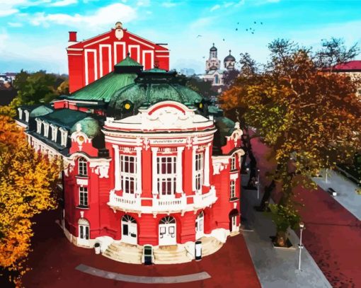 Dramatisches Theater paint by numbers