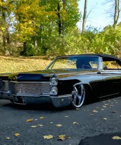 Black Cadillac Convertible Car paint by numbers