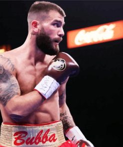 The American Boxer Caleb Plant paint by numbers