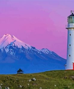 Cape Egmont Lighthouse paint by numbers