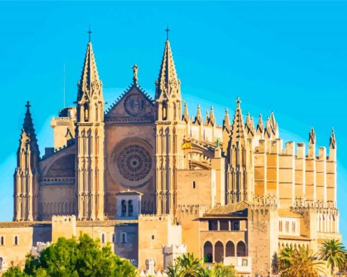 Catedral De Palma De Mallorca paint by numbers