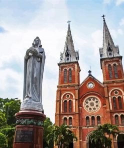 Notre Dame Cathedral Of Saigon paint byb numbers