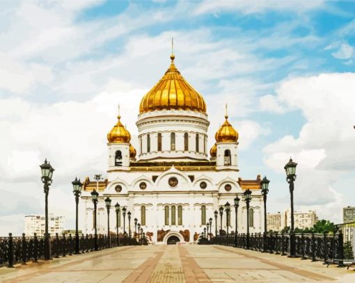 Cathedral Of Christ The Saviour paint by numbers