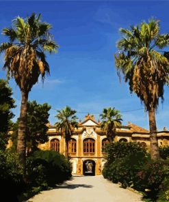 Villa Palagonia Sicilia piant by numbers