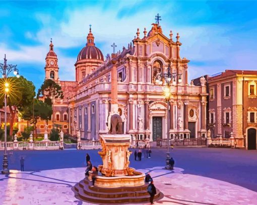 Cattedrale Di Sant'Agata paint by numbers