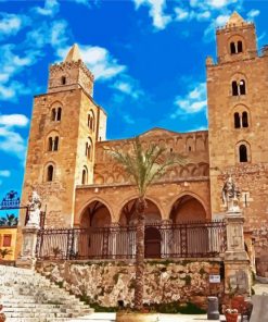 Cefalù Cathedral Paint by numbers