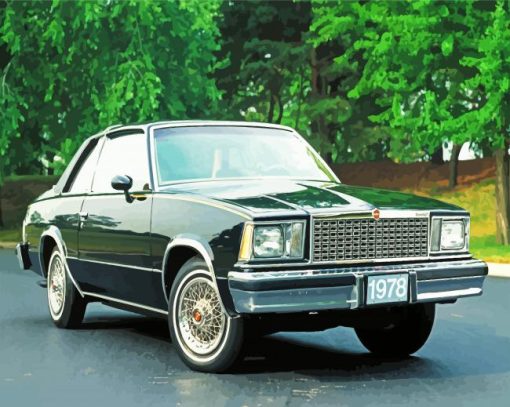 Chevy Malibu Car paint by numbers