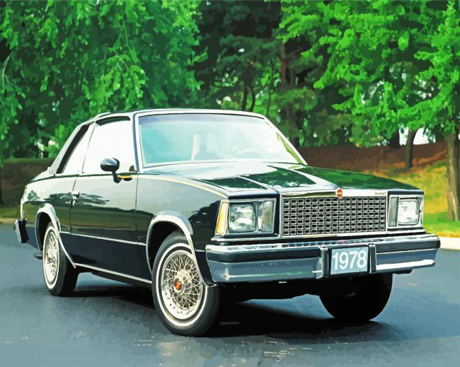 Chevy Malibu Car paint by numbers