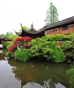 Classical Gardens Of Suzhou paint by numbers