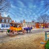 Colonial Williamsburg Visitor Center paint by numbers