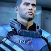 Commander Shepard Game paint by numbers