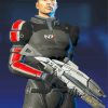 Commander Shepard Character paint by numbers