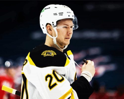 Curtis Lazar Player paint by numbers