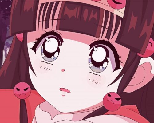 Cute Girl Alluka paintt byb numbers