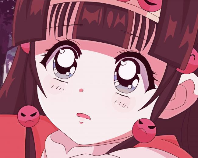 Cute Girl Alluka paintt byb numbers