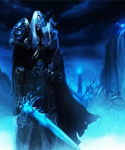 Powerful Arthas Menethil paint by numbers