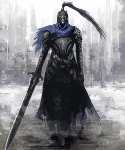 Knight Artorias Character paint by numbers