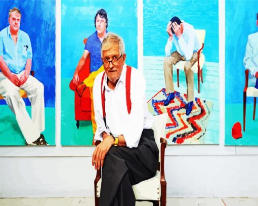 David Hockney paint by numbers