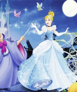 Princess Cinderella paint by numbers