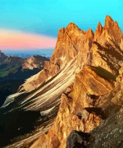 The Dolomites Alps paint by numbers