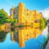 Newark Castle Reflection paint by numbers