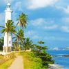 Beautiful Galle Fort Lighthouse paint by numbers