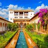 Palace Generalife paint by numbers