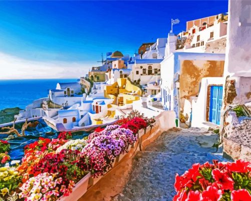 Thira Beautiful City paint by numbers