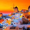 Aesthetic Thira City paint by numbers