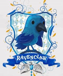 Ravenclaw House paint by numbers