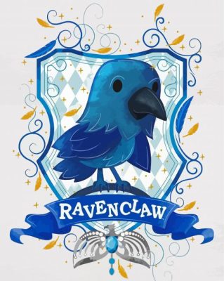 Ravenclaw House paint by numbers