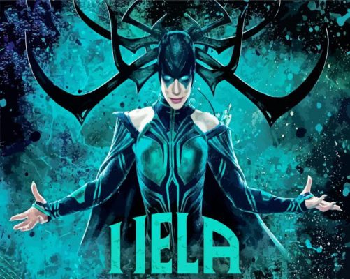 Hela Marvel paint by numbers