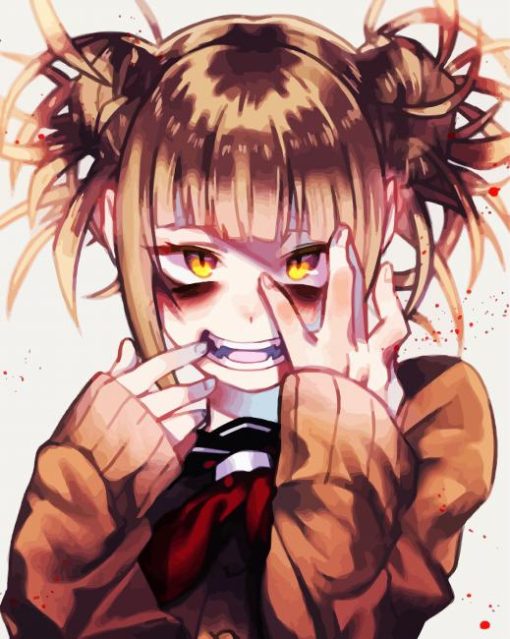 Himiko Toga Art paint by numbers