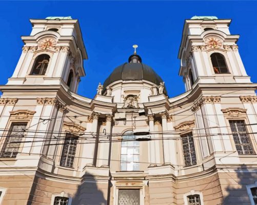 Holy Trinity Roman Catholic Church paint by numbers