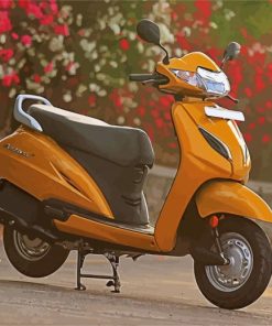 Honda Activa Motorcycle paint by numbers