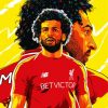 Mohamed Salah Illustration paint by numbers