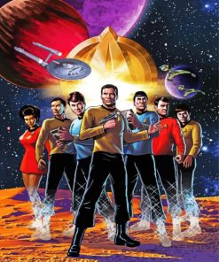 Star Trek Illustration paint by numbers