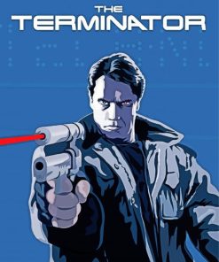 The Terminator Illustration paint by numbers