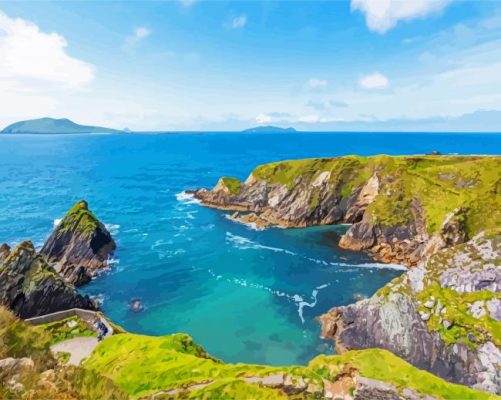 Dingle Peninsula paint by numbers