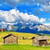 Beautiful Dolomites Landscape paint by numbers