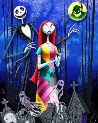 Sally And Jack paint by numbers