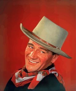 The Actor John Wayne paint by numbers