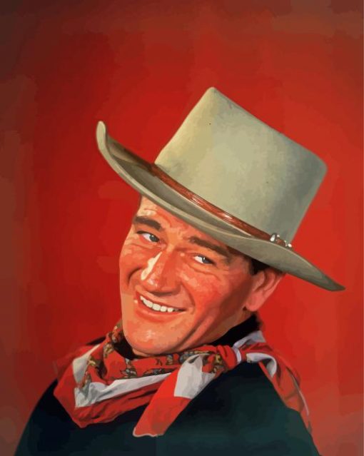 The Actor John Wayne paint by numbers