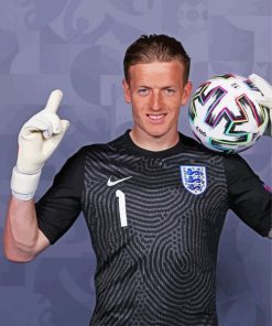 Jordan Lee Pickford Player paint by numbers