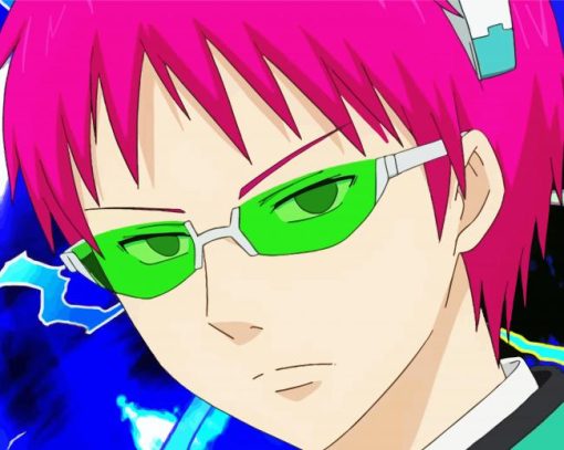 Kusuo Saiki Anime paint by numbers