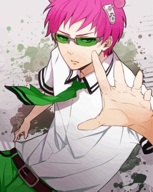 Kusuo Saiki Character paint by numbers